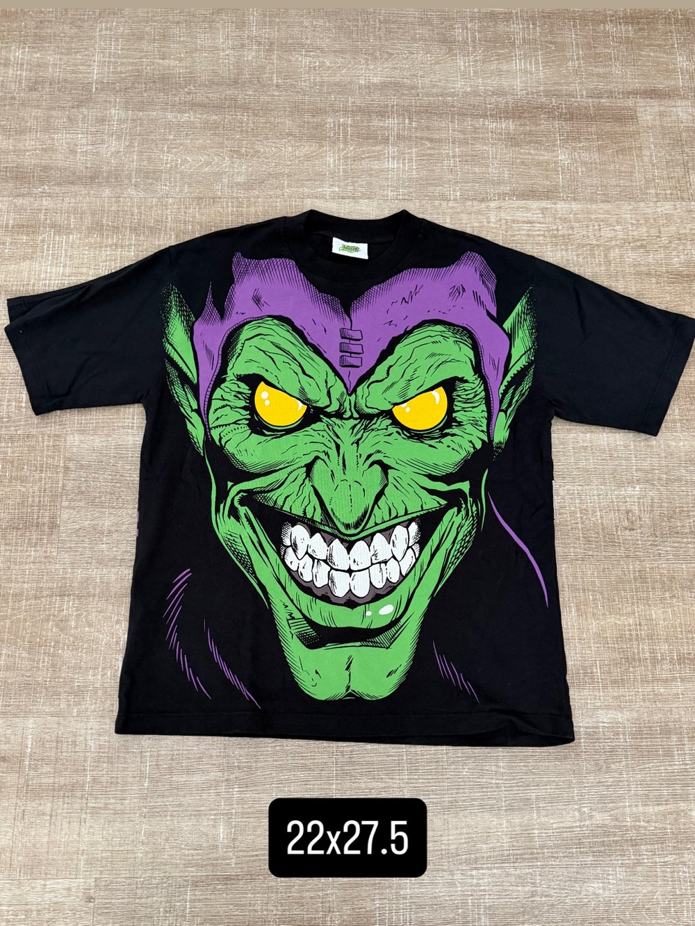 Chronic images Marvel Comics green Goblin black cotton t-shirt men’s medium
